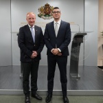 Министър Петър Дилов се срещна с президента на Европейското патентно ведомство Антонио Кампиньош