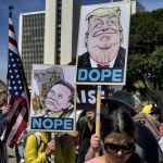 Анти-Тръмп протести се проведоха в близо 2000 американски града