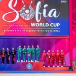 Ансамбълът на България спечели златните медали на финала с пет ленти на Световната купа по художествена гимнастика