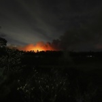 Продължава борбата с огнената стихия на остров Евия, недостиг на вода на Халкидики