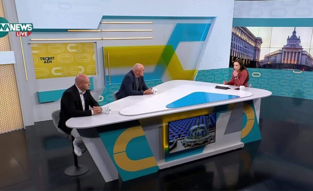 Политологът Георги Киряков и изпълнителният директор на Галъп интернешънъл Болкан