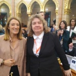 Председателят на НС Наталия Киселова се срещна с председателя на Европейския парламент Роберта Мецола