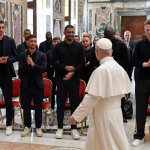 Папа Лъв XIV прие новия шампион по футбол на Италия Наполи