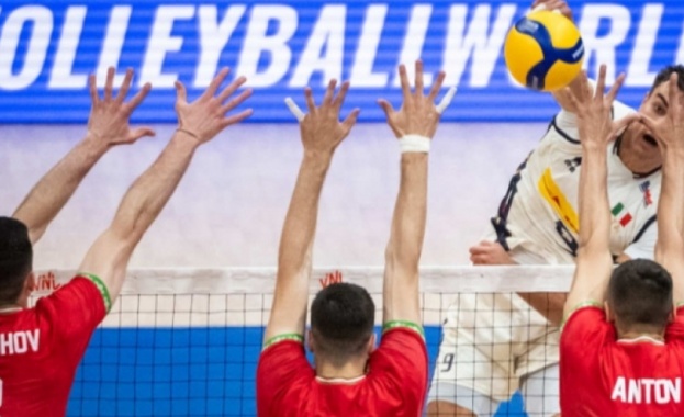 Националният отбор на България снощи отстъпи пред световния шампион Италия