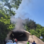 Спряха движението в тунела „Траянови врата“ заради горящ автомобил