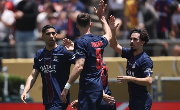 Европейският шампион Пари Сен Жермен снощи стартира с комфортен успех