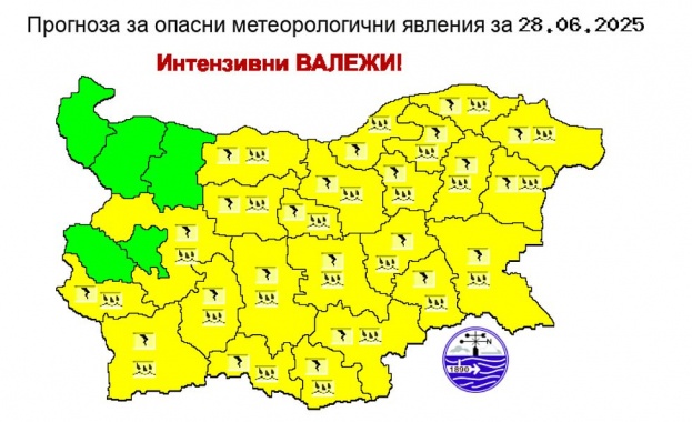 Днес вятърът ще се ориентира от север североизток и ще бъде