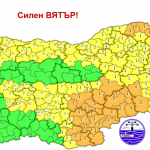 Оранжев код за силен вятър и високи температури