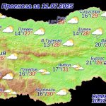 Слънчево време ще преобладава утре