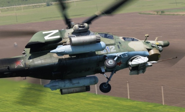 Модернизиран нощен хеликоптер Ми 28НМ е поразил с управляема авиоракета временен