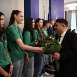 Атанас Зафиров се срещна със световните шампионки по волейбол