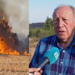 Земеделска небрежност ли подпали пожарите в Ямболско? Пожарите тръгнали от балировачка, косачка и комбайн, твърди кметът на община Болярово Христо Христов