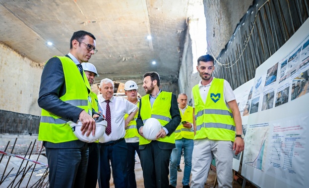 Васил Терзиев: Изграждането на участъка от метрото през „Слатина“ върви по план 