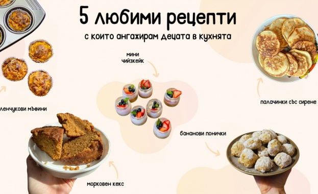 Бананови понички морковен кекс и мини чийзкейкчета от Dr Modern