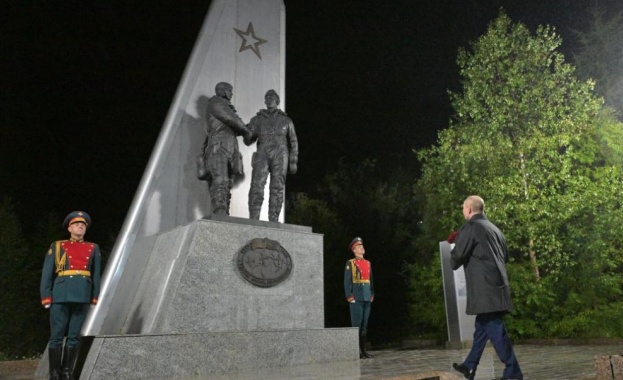 Президентът на Русия Владимир Путин вчера посети далекоизточния руски град