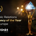 d:istinkt e PR агенция на годината в Европа и със сребърно отличие за компания на годината в света от Stevie® International Business Awards