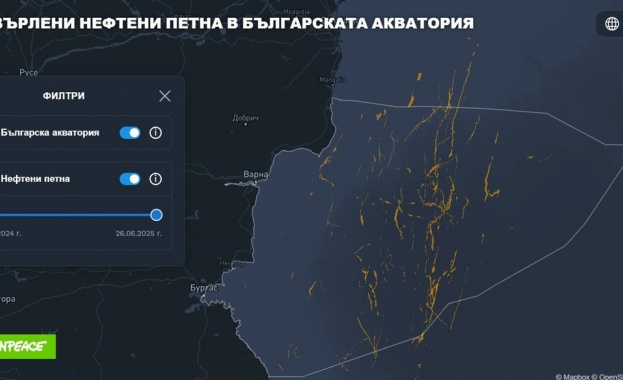 Над 170 петна от изхвърлен нефт и корабно гориво са