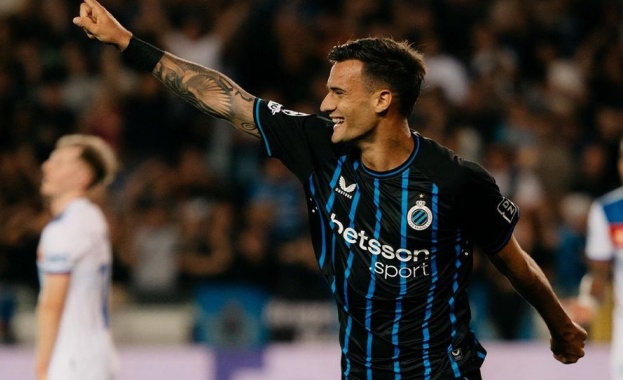 Брюж унижи Рейнджърс и влезе в основната фаза на Шампионската лига