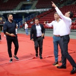 Министър Пешев инспектира „Арена 8888 София“ за готовността й да домакинства мачове от Евролигата