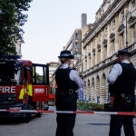 Пожар в бившата сграда на телевизията на Би Би Си в Лондон