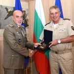 Адмирал Емил Ефтимов се срещна с командира на Сухопътните сили на Италия генерал-лейтенант Кармине Масиело