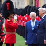 С много кралски почести и пищен банкет в Уиндзор приключи първият ден от историческото второ държавно посещение на Доналд Тръмп в Обединеното кралство