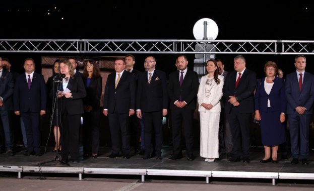 Председателят на Народното събрание Наталия Киселова произнесе слово на тържествената