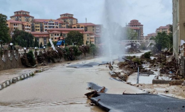 Бедствено положение и в Несебър, задействаха BG-ALERT