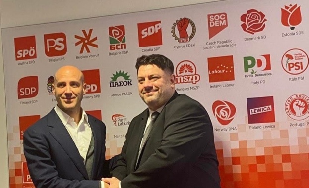 Атанас Зафиров се срещна с генералния секретар на Партията на европейските социалисти 