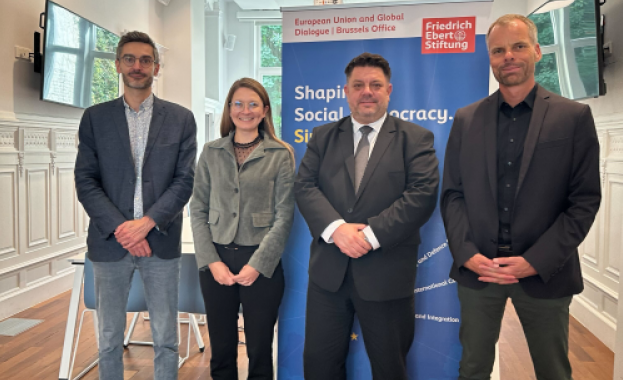 Атанас Зафиров и Цветелина Пенкова от Брюксел: „България ще е активен фактор в ЕС, а БСП – двигател на левите политики“