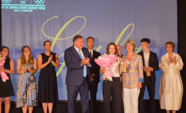 Малена Замфирова беше избрана за най-добрия млад спортист на Европа