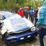 Задържан е водачът на автомобила, врязал се в публика на рали край Варна