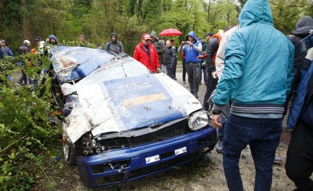 Задържан е водачът на автомобила, врязал се в публика на рали край Варна