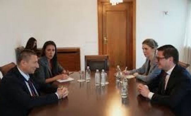 И.ф. главен прокурор Борислав Сарафов и президентът на Евроджъст Михаел