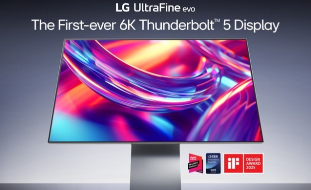 LG представя първия в света 6K монитор с ThunderboltTM 5 за професионални създатели