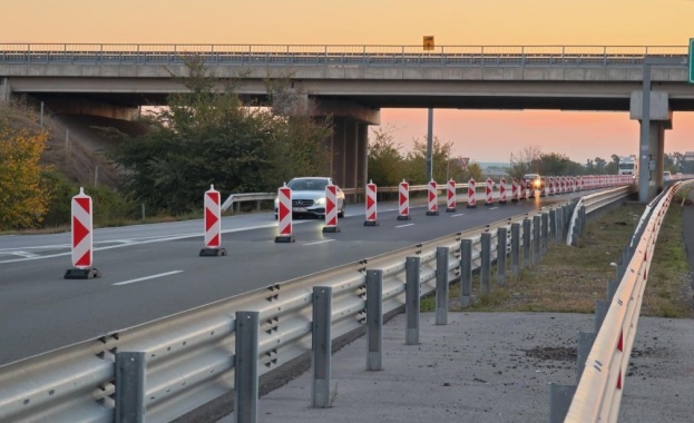 Ремонтът на АМ “Тракия” при Стара Загора - как е организирано движението?