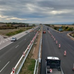 Завърши ремонтът на 8 км в платното за Бургас  от АМ „Тракия“ в област Пазарджик