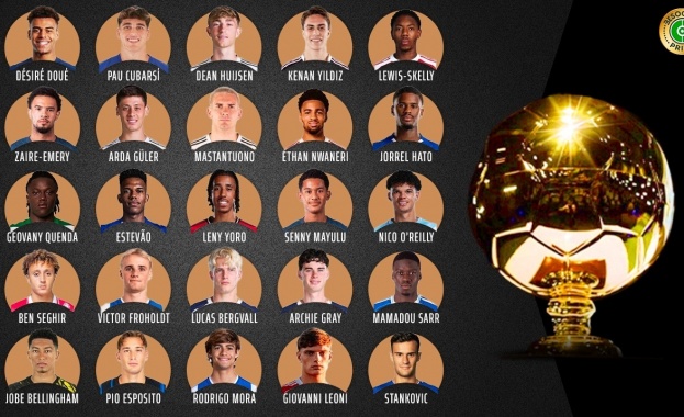 От Тутоспорт официално обявиха финалния списък от 25 имата претенденти за