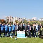 Министър Иван Пешев откри обновения футболен терен в НСА