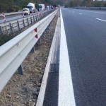 Днес следобед се възстановява движението в ремонтирания близо 10 км участък от автомагистрала „Тракия“ в Софийска област