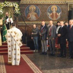 Румен Петков и посланикът на Сърбия присъстваха на архиерейската литургия с преобличане мощите на св. крал Стефан Милутин