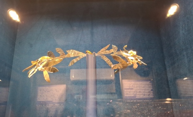 Специално изградената трезорна зала с експонирани в нея златни находки