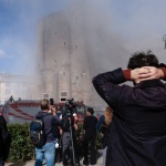 Средновековна кула в центъра на Рим се срути, един работник загина