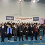 Зам.-министър Петър Младенов присъства на церемонията по връчване на знамето на ученическия гвардейски състав в Пирдоп