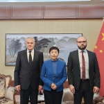 Среща между председателя на ПП АБВ Румен Петков и посланика на Китай Н. Пр. Дай Цинли