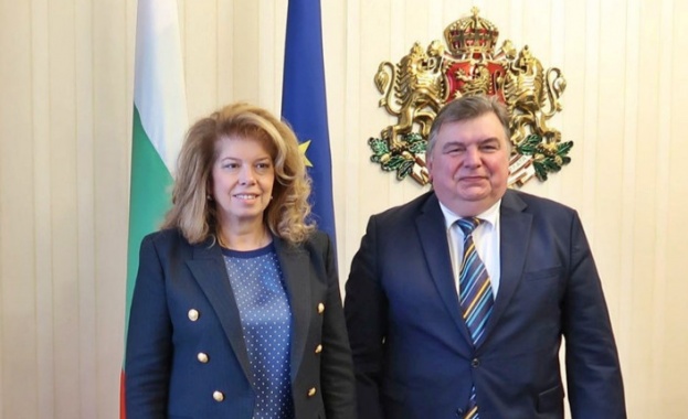 Вицепрезидентът Илияна Йотова обсъди с посланика на Молдова у нас