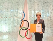 Весела Лечева се подписа на стената на олимпийците в МОК и проведе разговор за Милано – Кортина