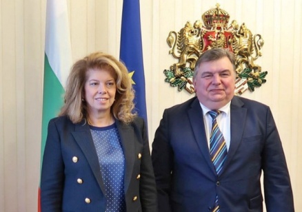 Вицепрезидентът Йотова обсъди с посланика на Молдова у нас перспективите пред развитието на Тараклийския район, който е населен предимно с българи
