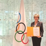 Весела Лечева се подписа на стената на олимпийците в МОК и проведе разговор за Милано – Кортина