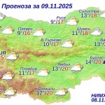 Облачно и хладно в неделя, работната седмица започва с нова порция дъжд